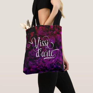Tote Bag Vissi d'arte Tosca texture en pierres gemmes