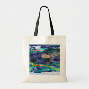 Tote Bag Visualisation Des Vents Mondiaux.