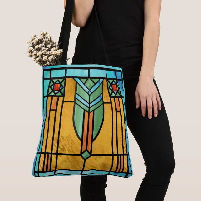 Tote Bag Vitrail Art Déco 3 (De près)