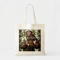 Vitrail de Monk franciscain