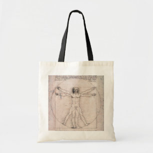 Tote Bag Vitruvian Man Vitruvian Man, Leonardo da Vinci