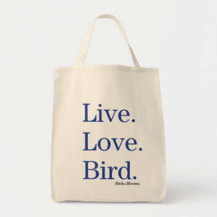 Tote Bag Vivant. Amour. Oiseau