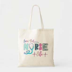 Tote Bag Vivre Cette Vie Infirmière