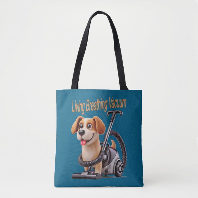 Tote Bag Vivre Respiration Vacuum Chien (Devant)