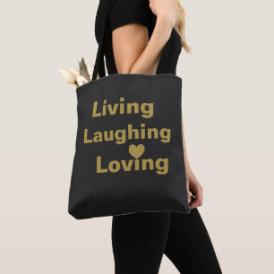 Tote Bag Vivre, rire, aimer