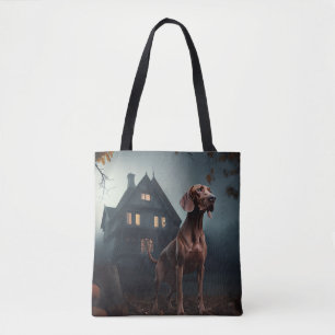 Tote Bag Vizsla Halloween effroi