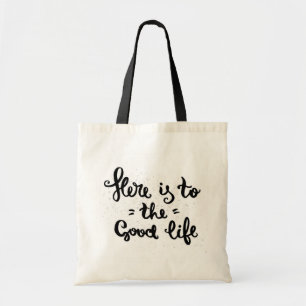 Tote Bag Voici à la bonne vie