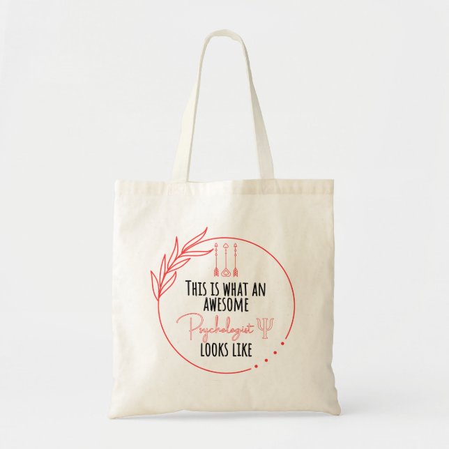Tote Bag Voici à quoi ressemble un psychologue génial (Devant)
