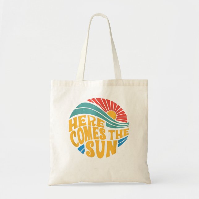 Tote Bag Voici le graphique de l'amoureux de la musique Sun (Devant)