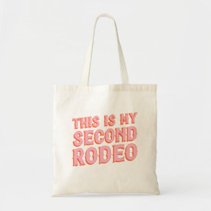 Tote Bag Voici My Second Rodeo (vieilles lettres occidental