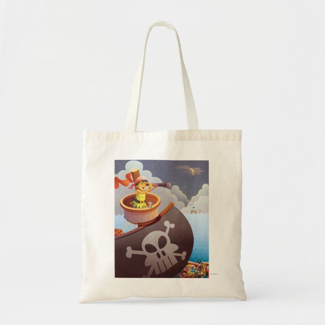 Tote Bag Voile avec pirates (Devant)
