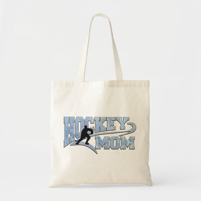 Tote Bag Voile d'athlétisme de maman de hockey (Devant)