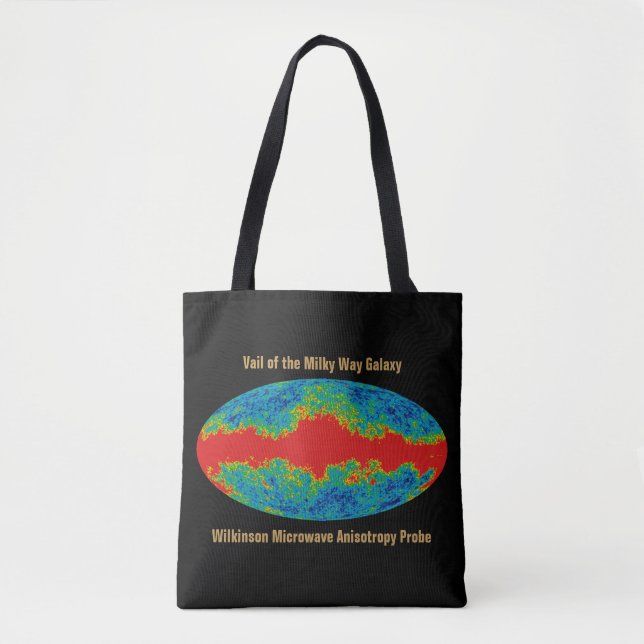 Tote Bag Voile Galaxy Voie Lactée sur l'univers WMAP (Devant)