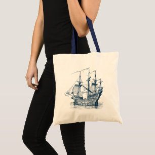 Tote Bag Voile Vintage nautique