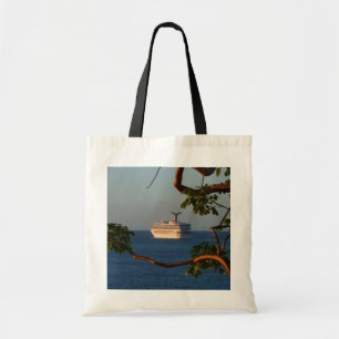 Tote Bag Voilier vers le coucher du soleil I Vacances de cr