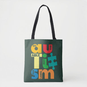 Tote Bag Voir L'Able Pas La Sensibilisation sur l'autisme É