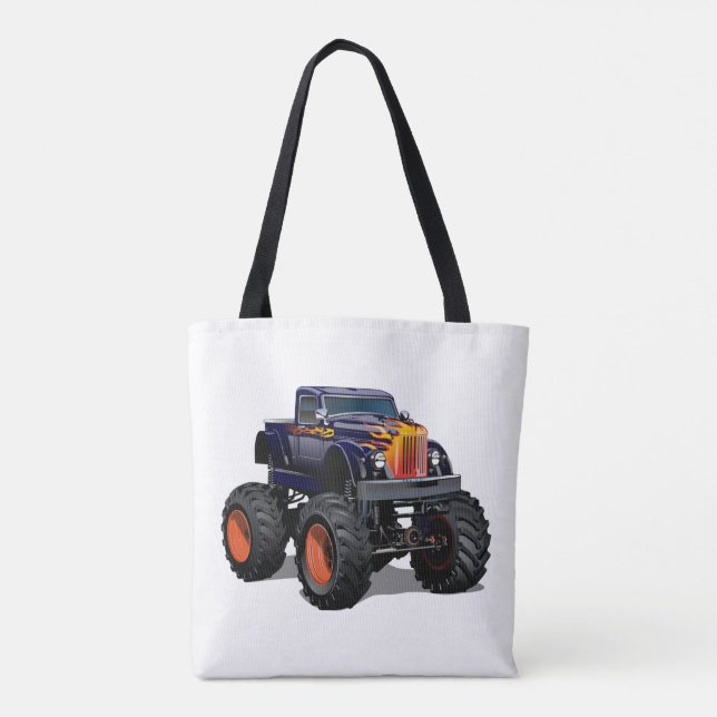 Tote Bag Voiture de dessin (Dos)