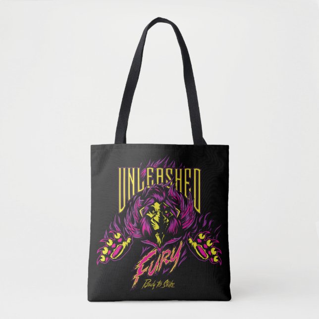 Tote Bag Voiture | Furie déchaînée | Prêt à frapper (Devant)