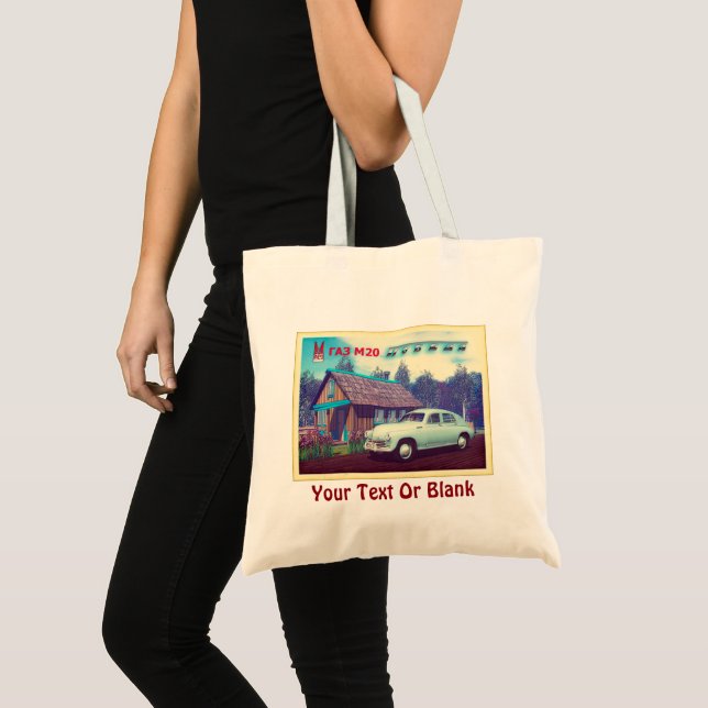 Tote Bag Voiture Russe Et Dacha (Devant (produit))
