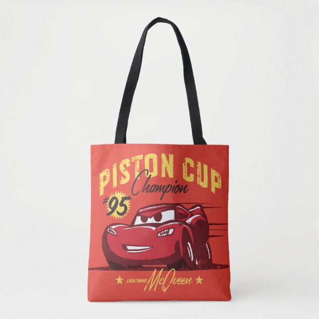 Tote Bag Voitures 3 | Lightning McQueen - #95 Coupe Piston  (Devant)
