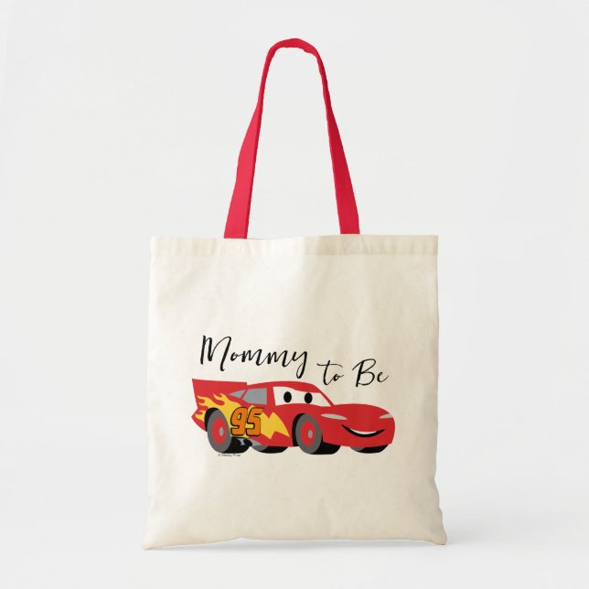 Tote Bag Voitures - La foudre McQueen maman sera (Devant)