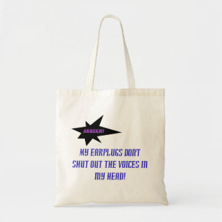 Tote Bag "Voix drôles dans mon" Fourre-tout principal