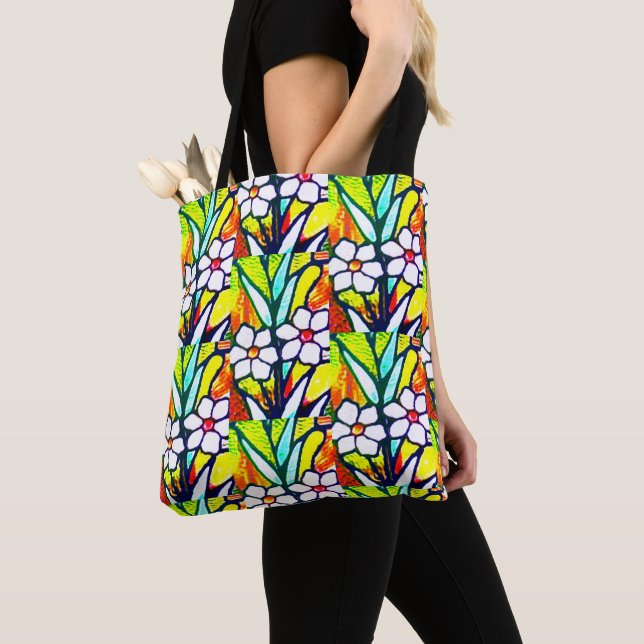 Tote Bag Vol de fleurs ! (De près)
