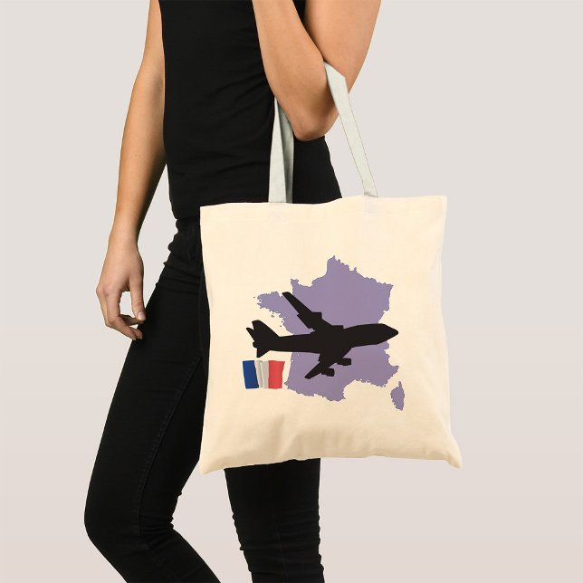 Tote Bag Vol vers la France (Créateur téléchargé)