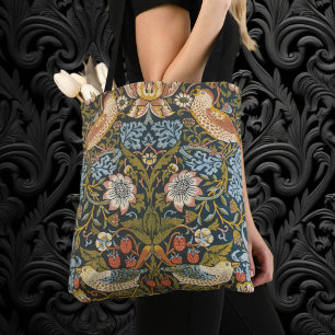 Tote Bag Voleurs de fraises par William Morris, Art vintage