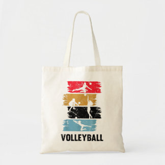 Tote Bag Volley-ball Retro Vintage Volley-ball entraîneur 2