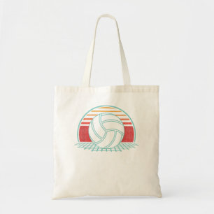 Tote Bag Volleyball Lover Retro Vintage 80s Style Player 68