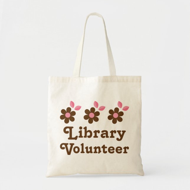 Tote Bag Volontaire de bibliothèque (Devant)