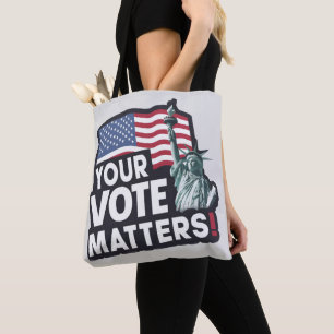 Tote Bag Vos Votes, ça compte Élections USA 2024
