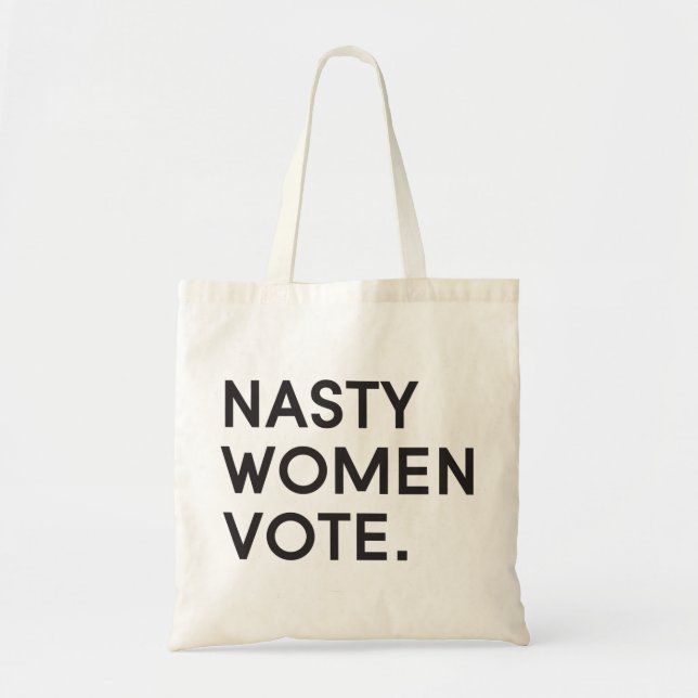 Tote Bag Vote méchant Fourre-tout de femmes (Devant)