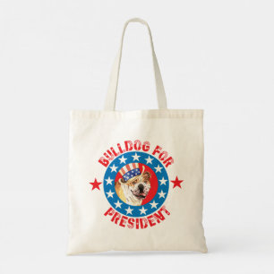 Tote Bag Vote pour Bulldog