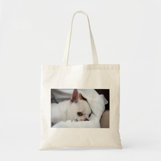 Tote Bag Votre chiot chien de compagnie photo personnalisée (Devant)