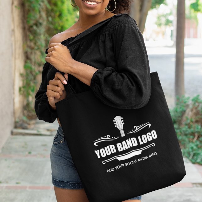 Tote Bag Votre logo de bande (Customize to add Your Band info.)