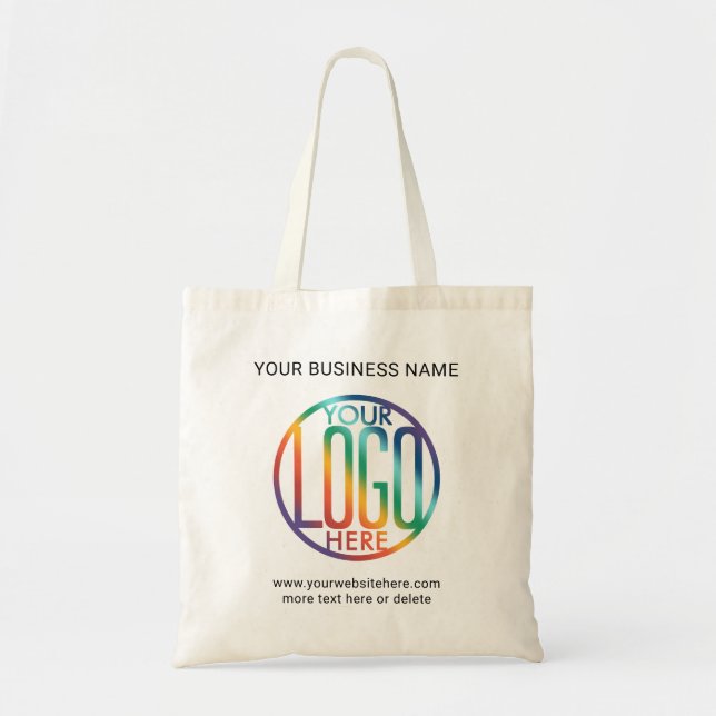 Tote Bag Votre Logo Entreprise Promotionnelle Marque (Devant)