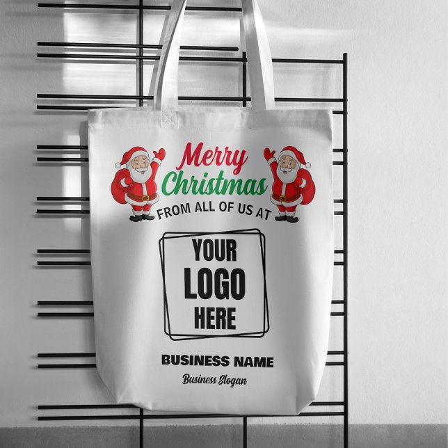 Tote Bag Votre logo ici Marqué cadeau de Noël promotionnel (Créateur téléchargé)
