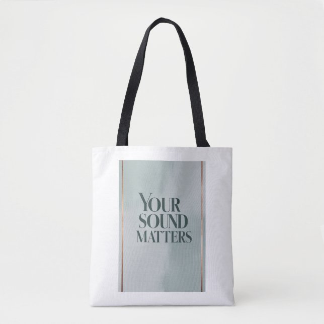 Tote Bag Votre Sound Matters, option 3 (Devant)