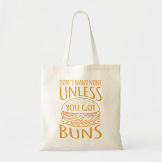 Tote Bag Vous Avez Buns Cheeseburger Hamburger Burger Food 