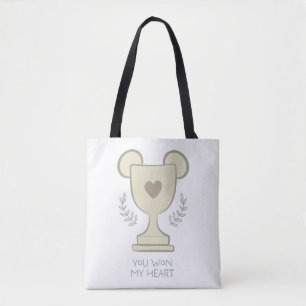 Tote Bag Vous avez gagné mon cœur Mickey Mouse Trophée Grap