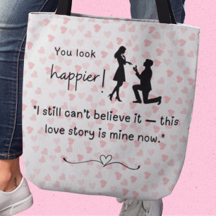 Tote Bag Vous avez l'air plus heureux ! C'est maintenant mo