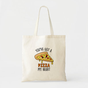 Tote Bag Vous avez une pizza Mon Coeur Pizza Pizza Drôle