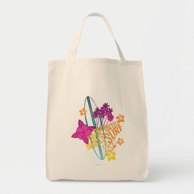 Tote Bag Vous Devriez certainement Surf (Devant)