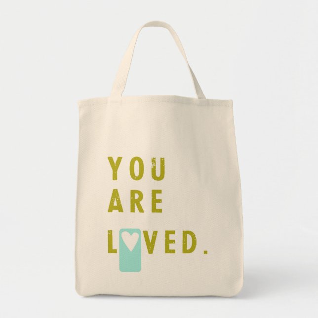 Tote Bag Vous êtes aimés (Devant)