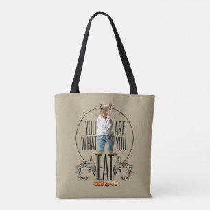Tote Bag Vous Êtes Ce Que Vous Mangez - Drôle Écureuil Noix