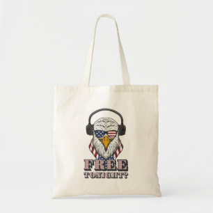 Tote Bag vous êtes libre ce soir ? 4 juillet aigle patrioti