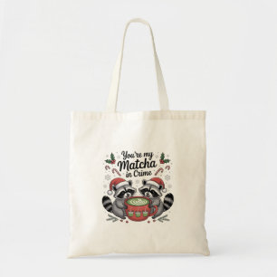 Tote Bag Vous êtes mon Matcha en amour de Raton laveur crim