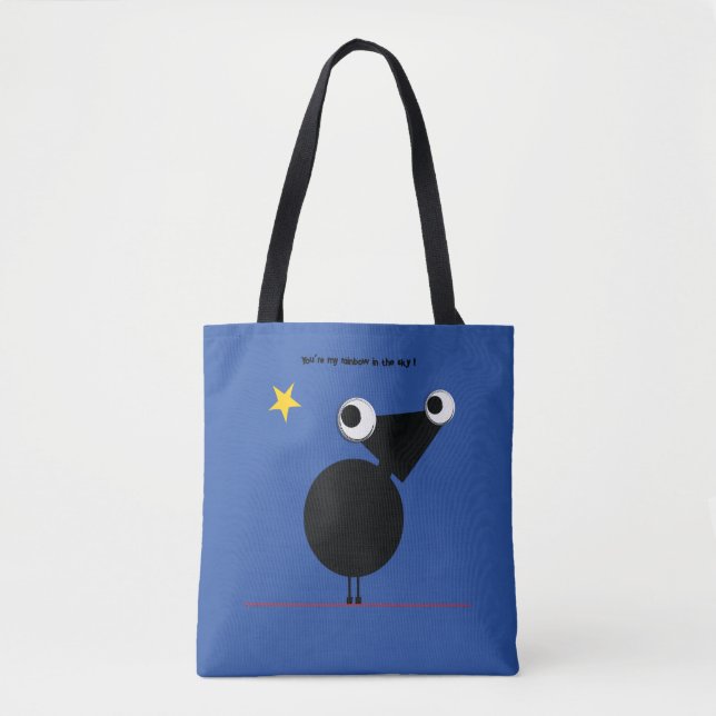 Tote Bag Vous êtes My Rainbow in the Sky par Michele Moses (Devant)